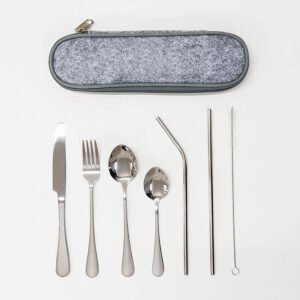 Portable Utensils Travel Camping Cutlery Set