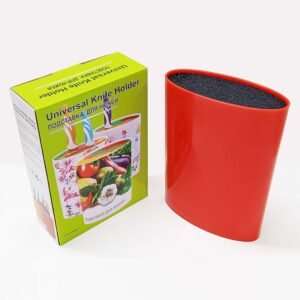 Plastic Knife Holder Block Universal Oval-Shaped Knife Stand