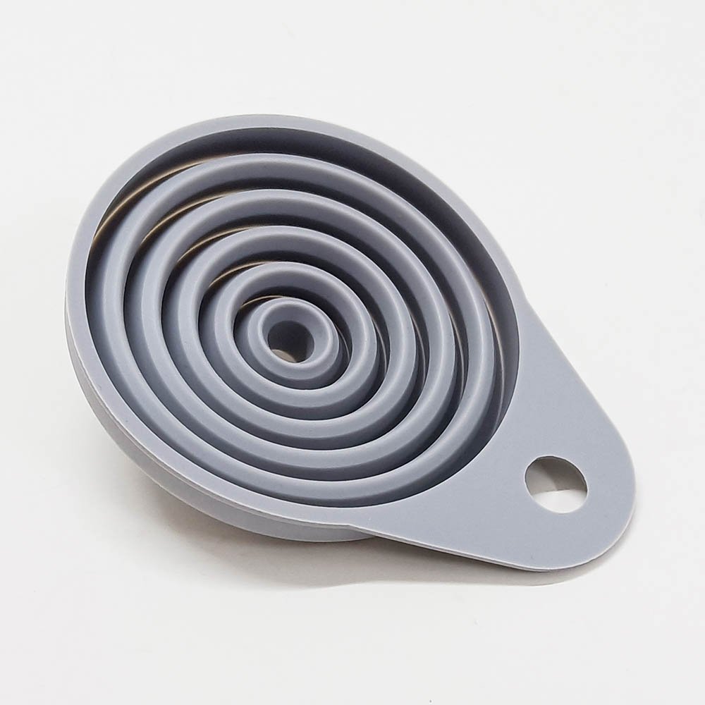 Collapsible Silicone Funnel For Filling Bottles