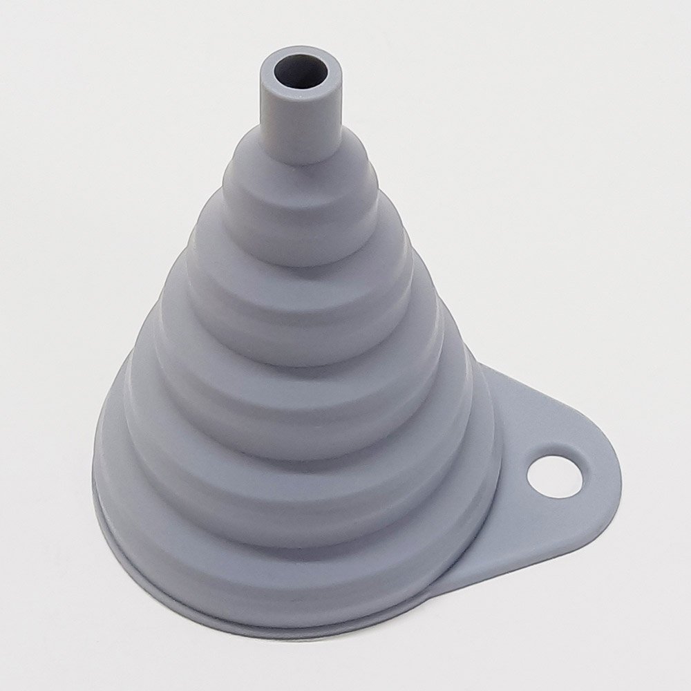 Collapsible Silicone Funnel For Filling Bottles