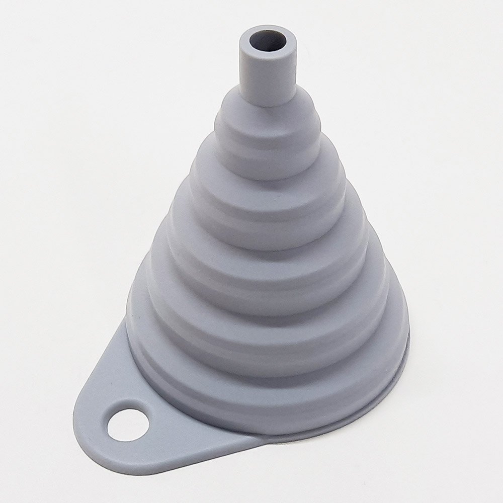 Collapsible Silicone Funnel For Filling Bottles