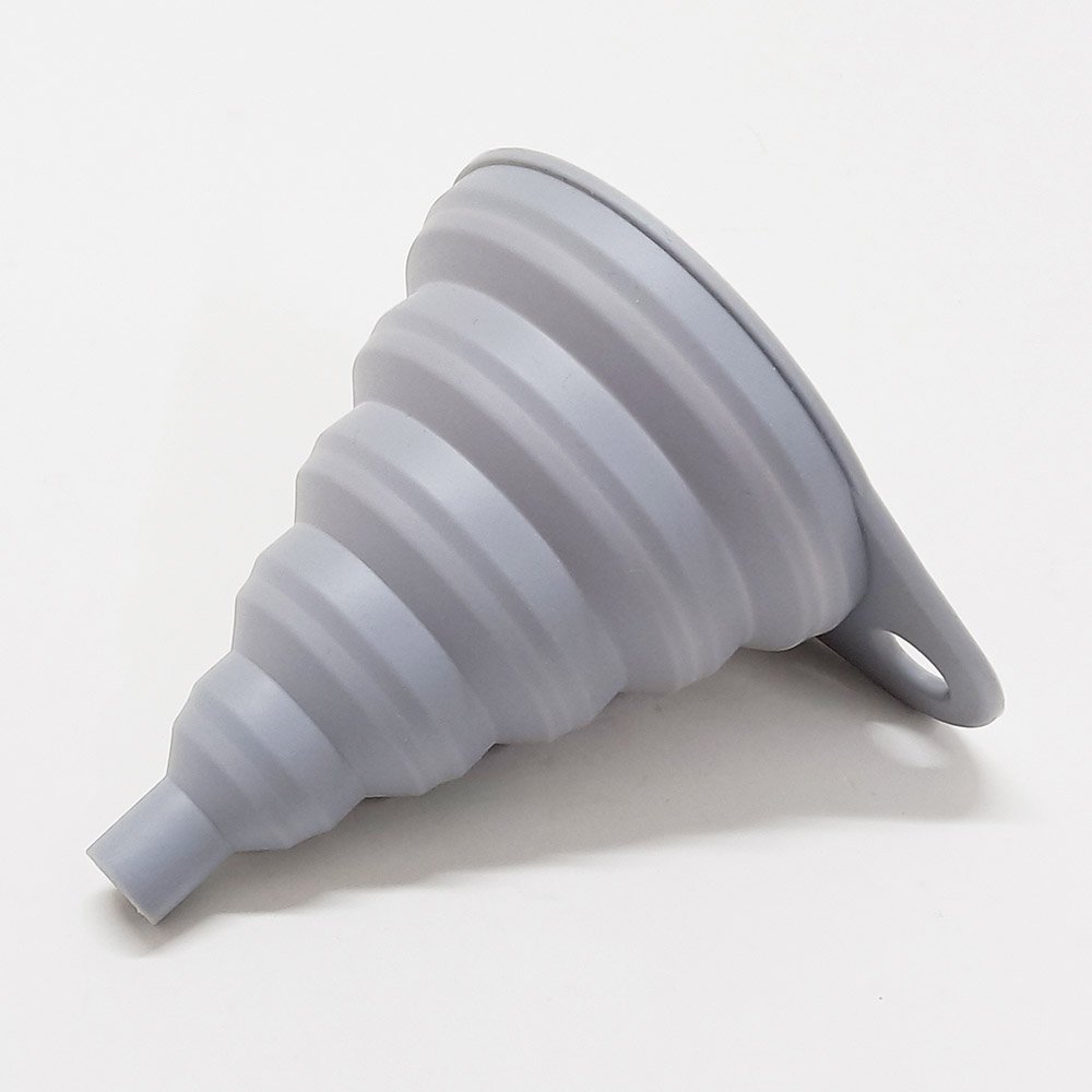 Collapsible Silicone Funnel For Filling Bottles
