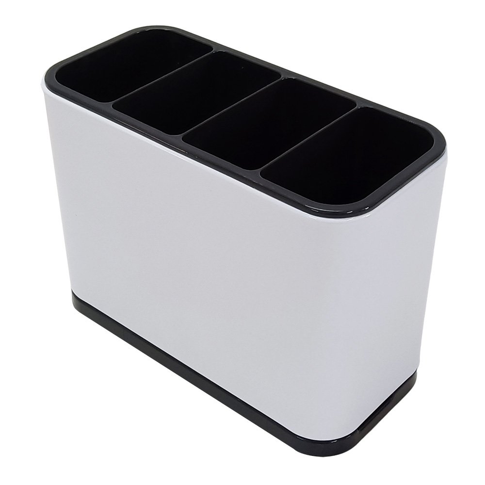 Silverware Caddy Utensil Caddy Spoon Holder with 4 Divided Compartments