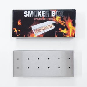Smoker Box for BBQ Grilling Wood Chips