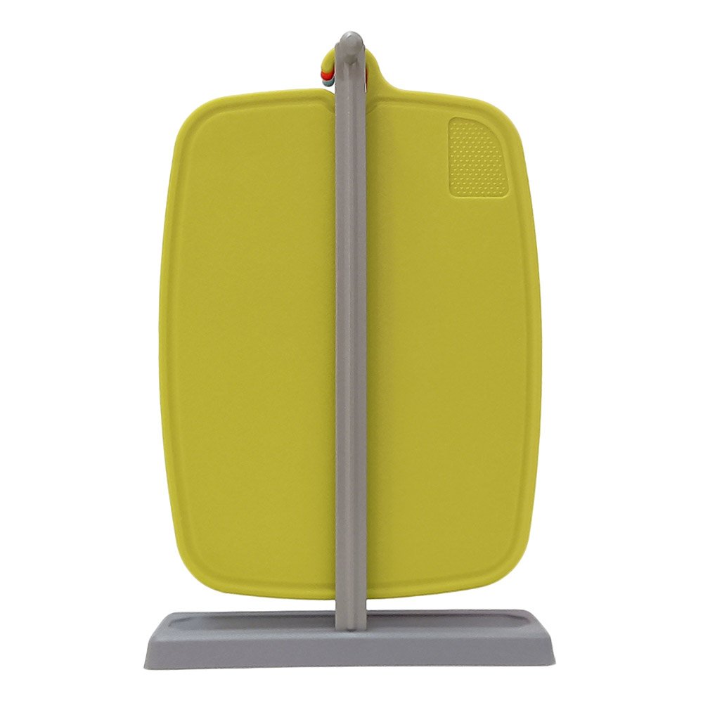 3pcs Colorful Plastic Cutting Board Set with Hanging Storage Rack