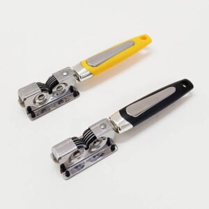 Manual Knife Sharpener With Ergonomic Handle And Wheel