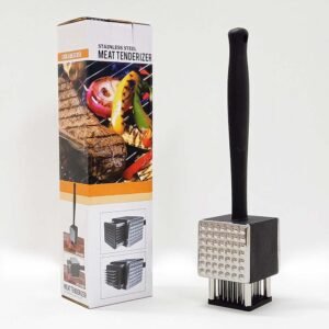 Meat Mallet And Meat Needle 2-In-1 Hammer Tenderizer