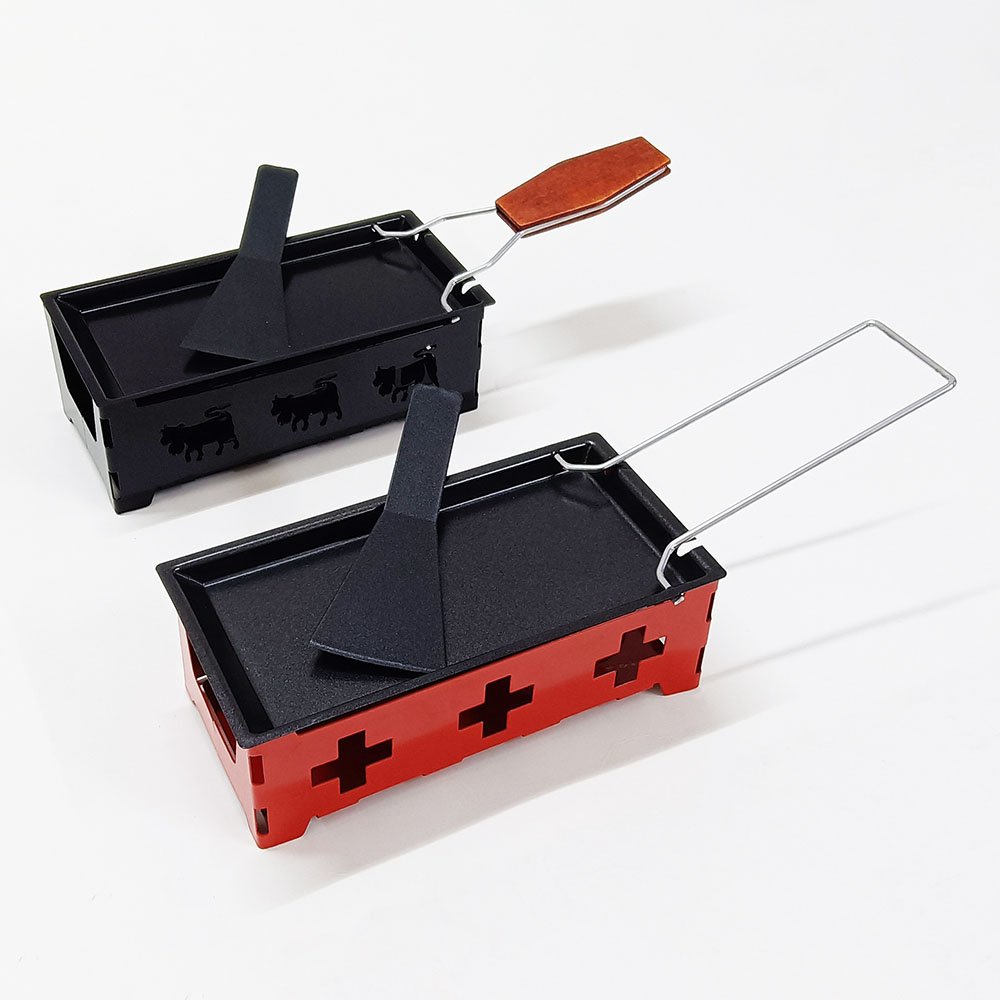 Cheese Raclette Grill Baking Tray Stove Set