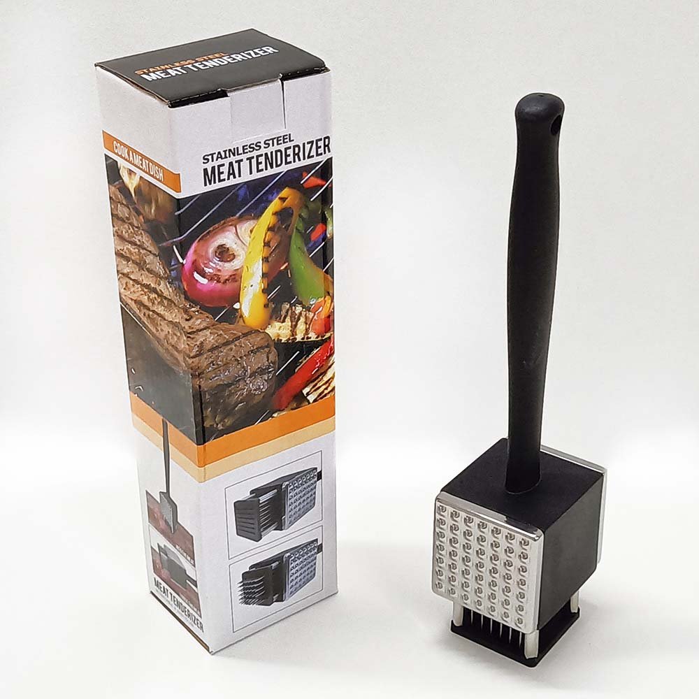 Meat Mallet And Meat Needle 2-In-1 Hammer Tenderizer