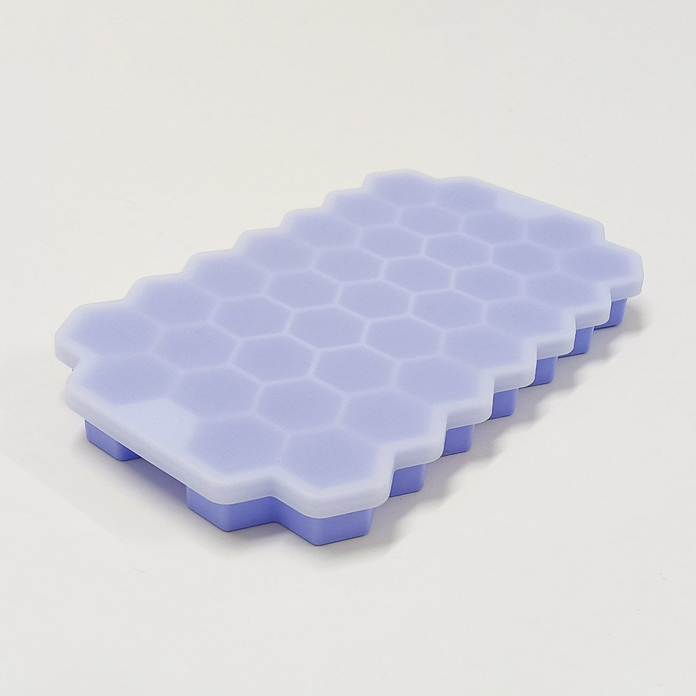 37 Grid Silicone Ice Cube Trays for Whiskey Cocktail Freezer