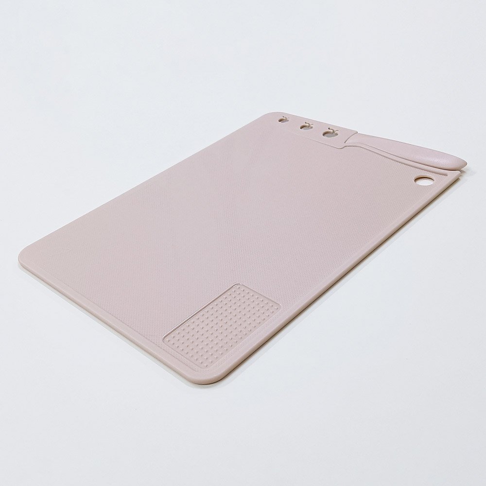 Double Sided Plastic Cutting Board with Knife