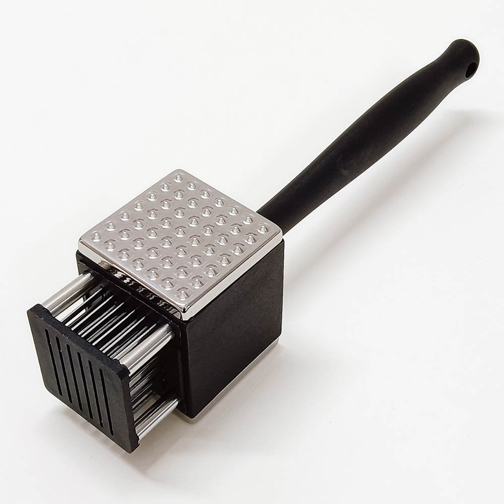 Meat Mallet And Meat Needle 2-In-1 Hammer Tenderizer