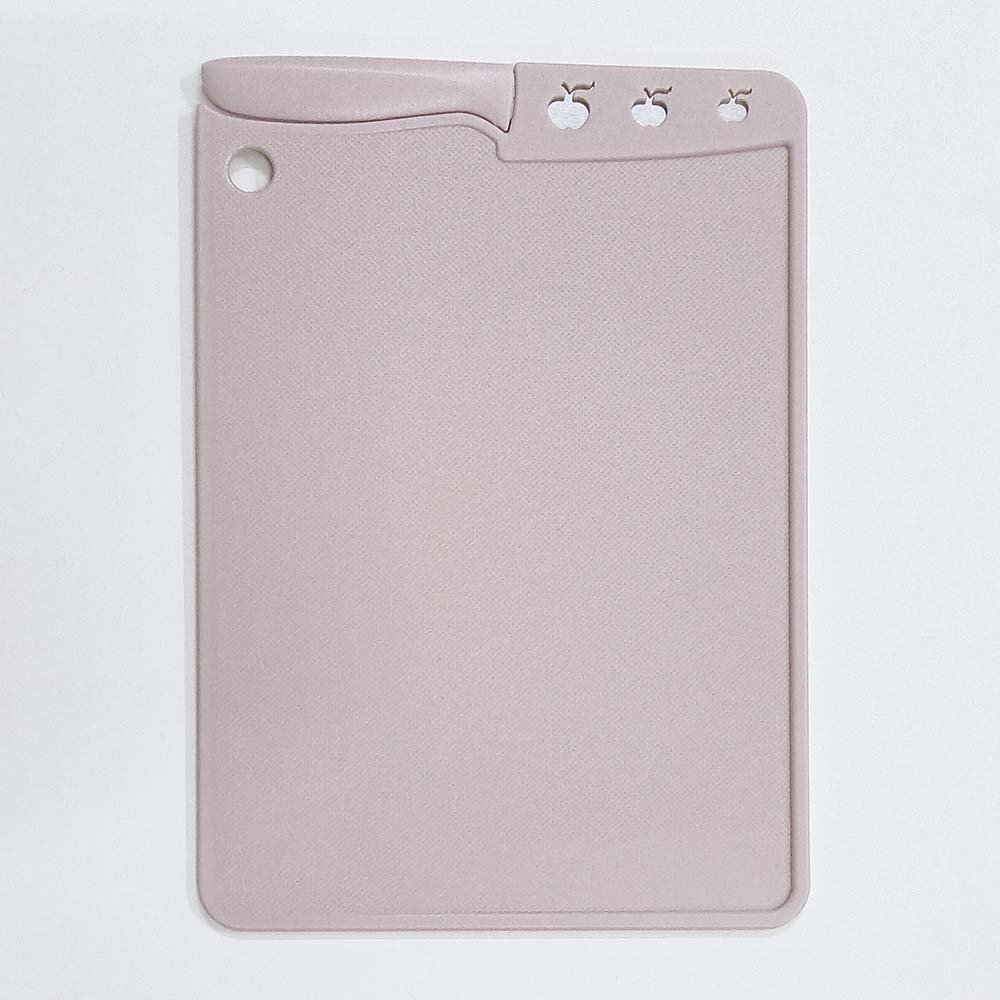 Double Sided Plastic Cutting Board with Knife