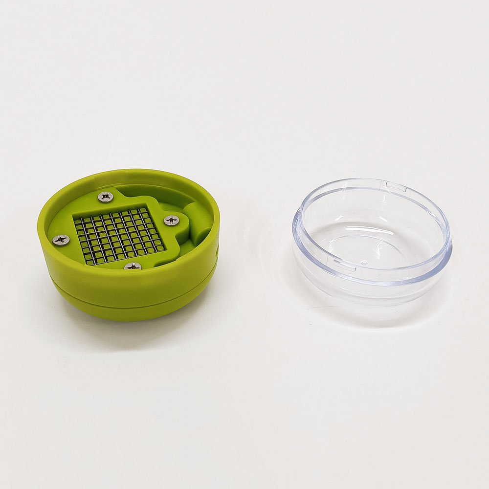 Manual Garlic Press Mincer Chopper with Storage Container