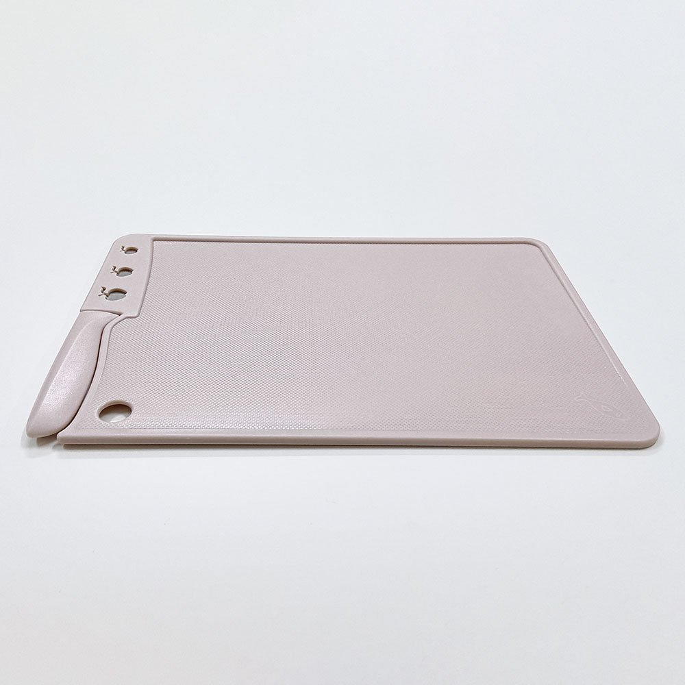 Double Sided Plastic Cutting Board with Knife