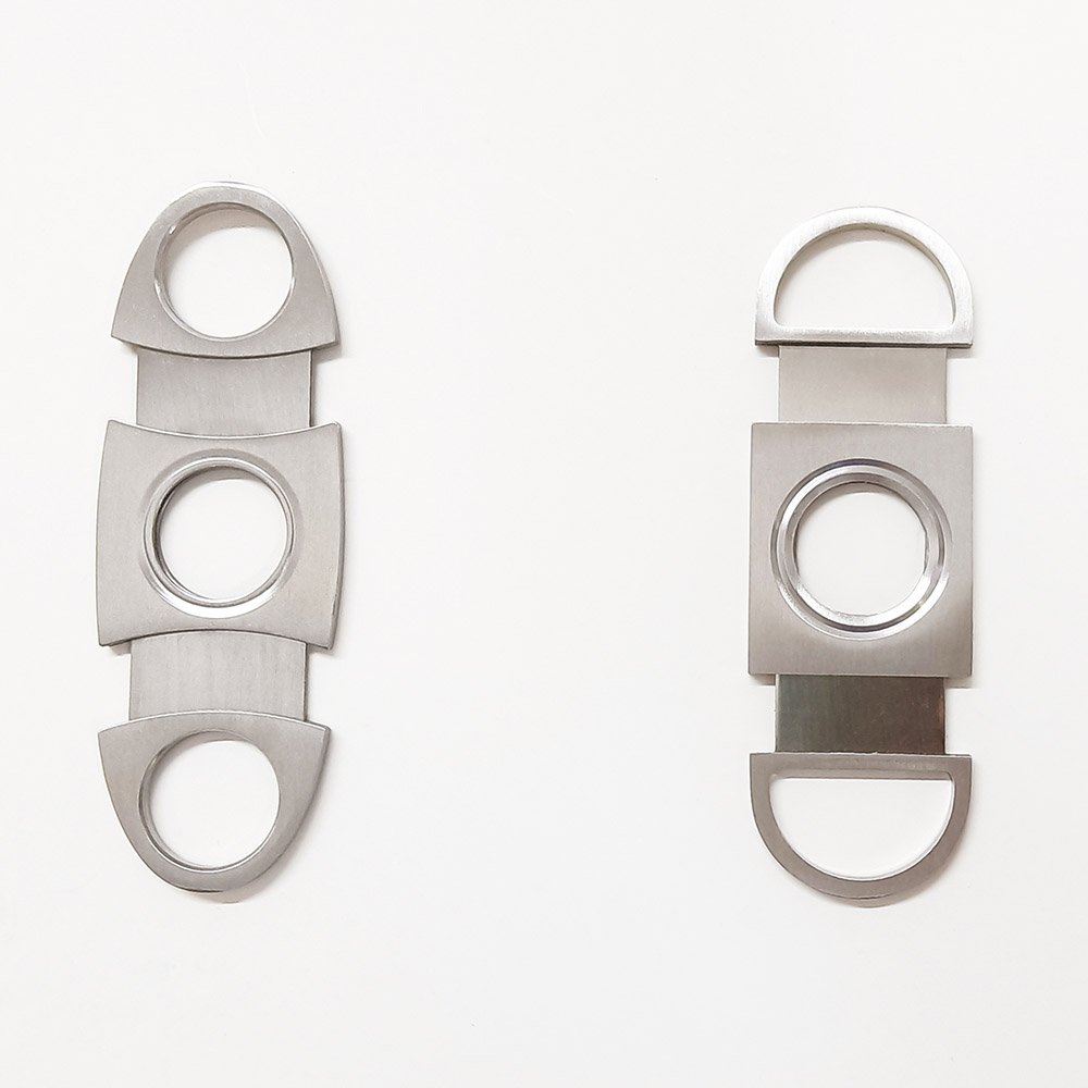 Stainless Steel Guillotine Double Cut Blade Cigar Cutter