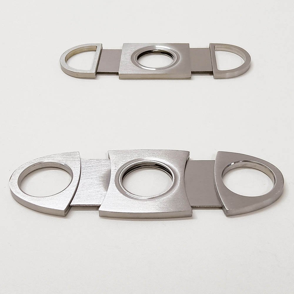 Stainless Steel Guillotine Double Cut Blade Cigar Cutter