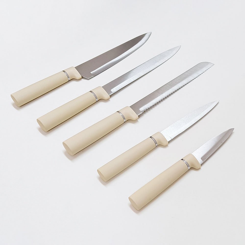 10-Piece Set Cutting Board With Knives And Stand Case