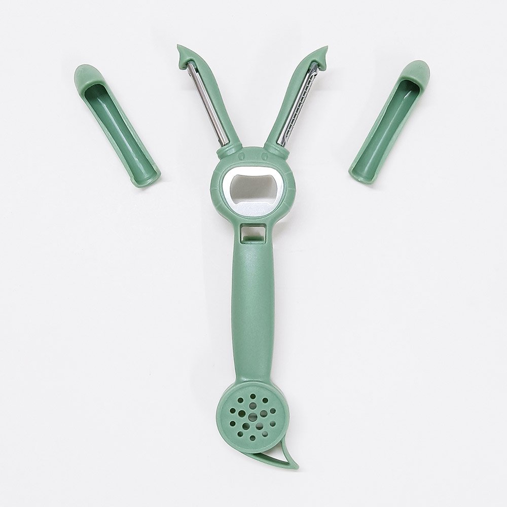 5-In-1 Multi-Functional Cartoon Rabbit Kitchen Peeler