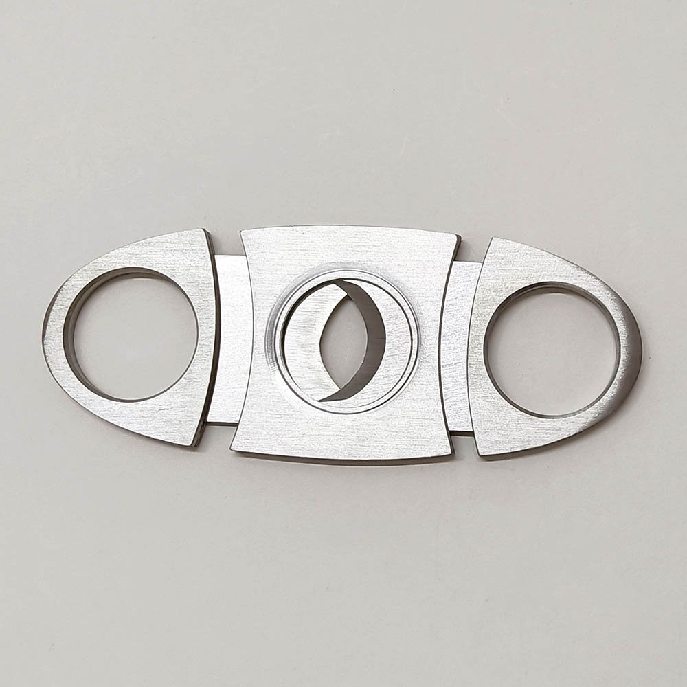 Stainless Steel Guillotine Double Cut Blade Cigar Cutter