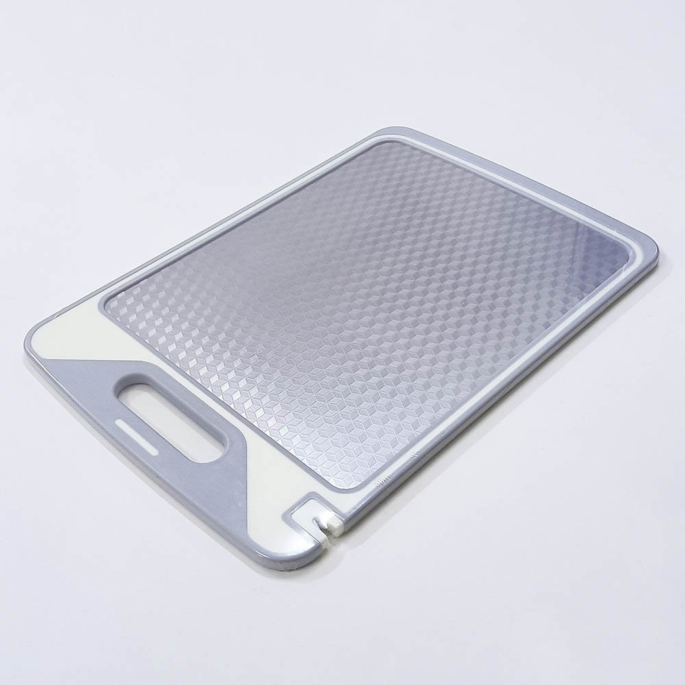 Double Sided 304 Stainless Steel Cutting Board with Diamond-Patterned