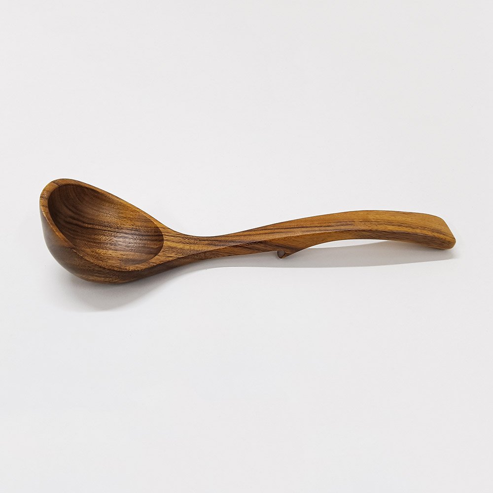 Natural Teak Wooden Ladles Set