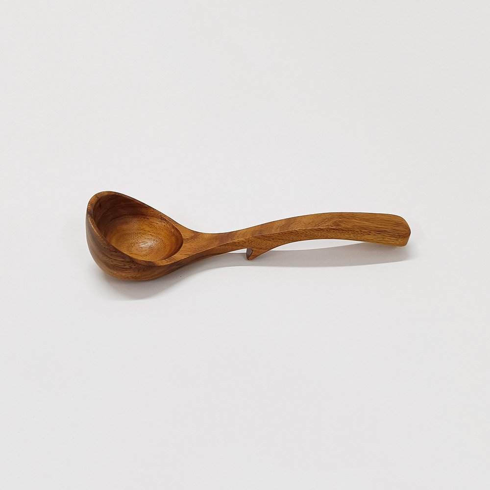 Natural Teak Wooden Ladles Set