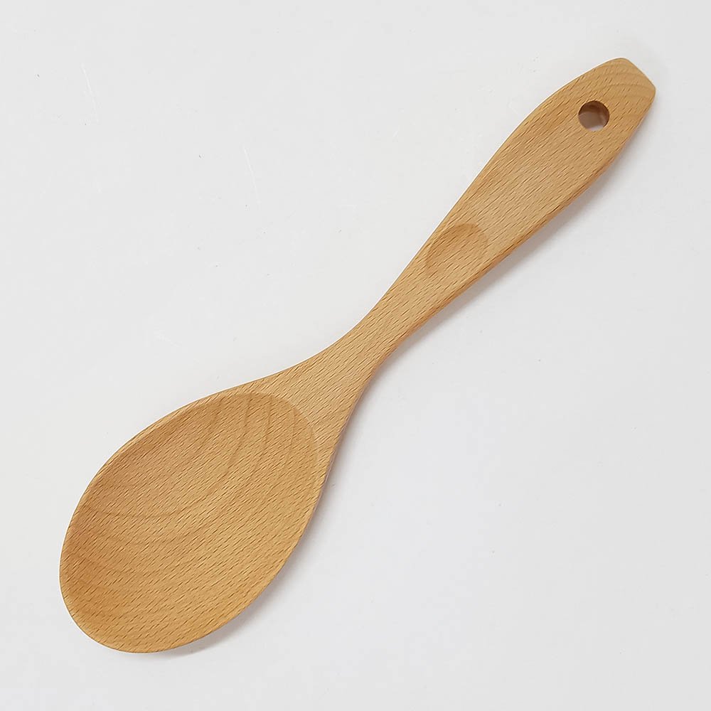 9-Piece Natural Beech Wood Cooking Utensils Set Wooden Spoons for Cooking Nonstick Safe Non-Toxic Wooden Cooking Tools 9-Piece Beech Wood Cooking Utensils Set MOQ:1000 sets Material:Beech Wood Item Length:30cm(12inch) Packing Dimensions:37*17*17cm Packing Weight:538.4g The set includes: 1 piece Solid Turner 1 piece Slotted Turner 1 piece Chinese Turner 1 piece Slotted Spoon 1 piece Salad Spoon 1 piece Salad Fork 1 piece Rice spoon 1 piece Spaghetti Spoon 1 piece Ladle About this item: PREMIUM BEECH WOOD CRAFTSMANSHIP: Solid beech wood construction ensures strength, durability, and resistance to cracking. Each utensil features a smooth, natural finish that highlights the wood’s grain, adding warmth to your kitchen. COMPLETE 9-PIECE COOKING SET: Includes spoons, spatula, skimmer, and pasta scoop—ideal for stirring, frying, draining, and serving. All essentials for versatile everyday cooking. SAFE FOR NONSTICK & DELICATE COOKWARE: Gently crafted edges are perfect for nonstick, ceramic, and cast iron surfaces. Use without worrying about scratches—cook with confidence. ERGONOMIC DESIGN FOR COMFORT: Lightweight, well-balanced handles offer comfortable grip. Ergonomic design minimizes hand fatigue and improves control during cooking. EASY TO CLEAN & MAINTAIN: Wash with warm water and mild soap. Naturally stain- and odor-resistant finish simplifies care, while rustic aesthetic complements modern and traditional kitchens.