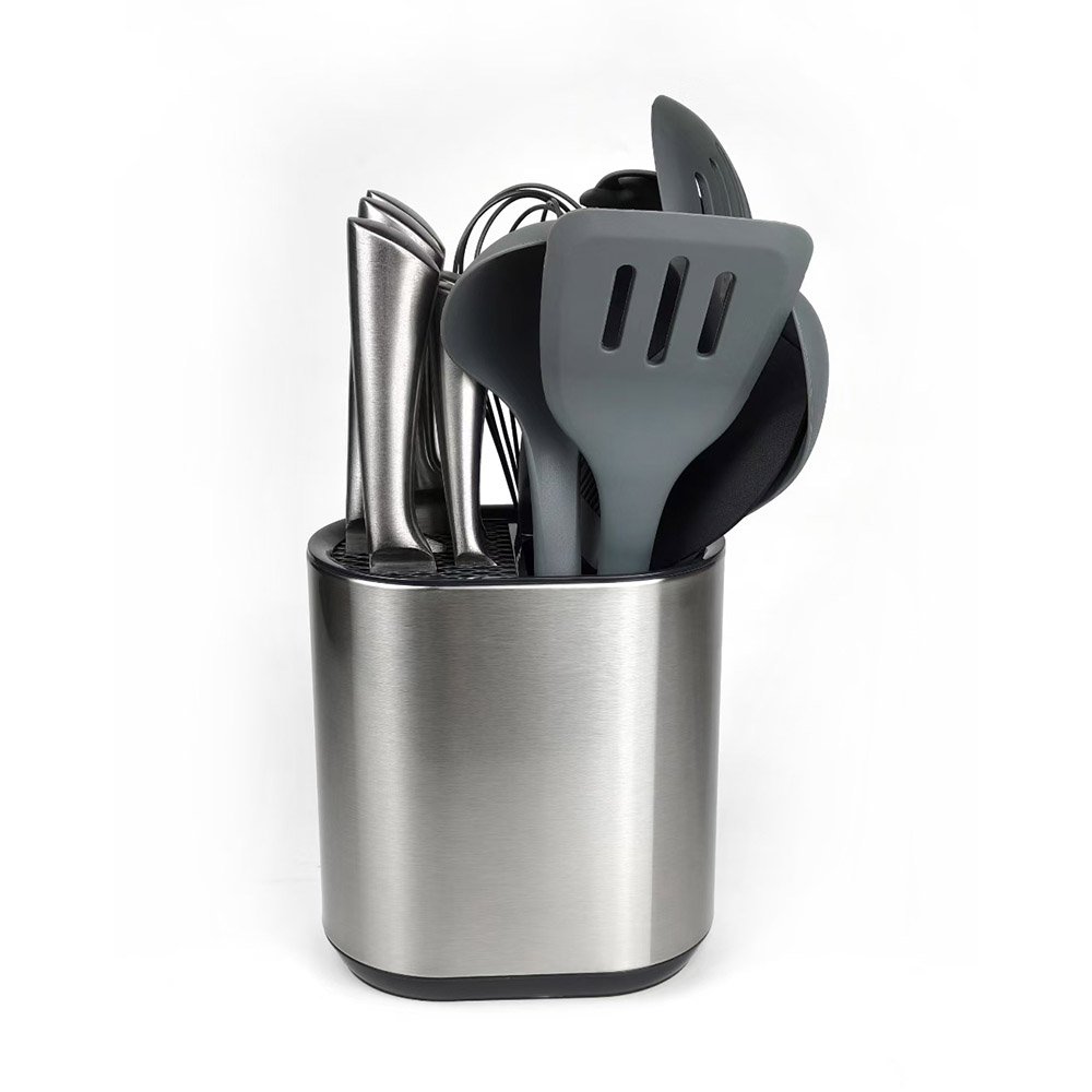 17-Piece Stainless Steel Utensils Knife Set with Storage Organizer