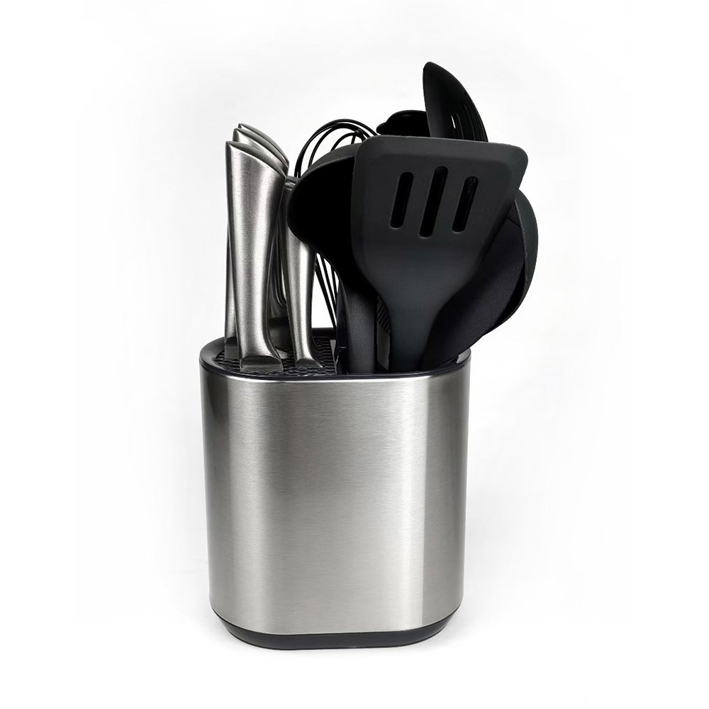 17-Piece Stainless Steel Utensils Knife Set with Storage Organizer