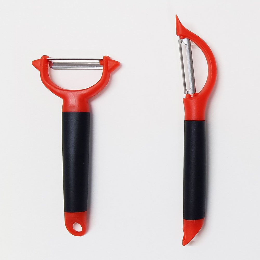 2PCS Vegetable Potato Fruit Y And I Swivel Peeler Set