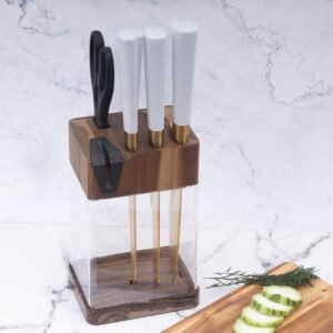 Gold Titanium Coated Knife Set