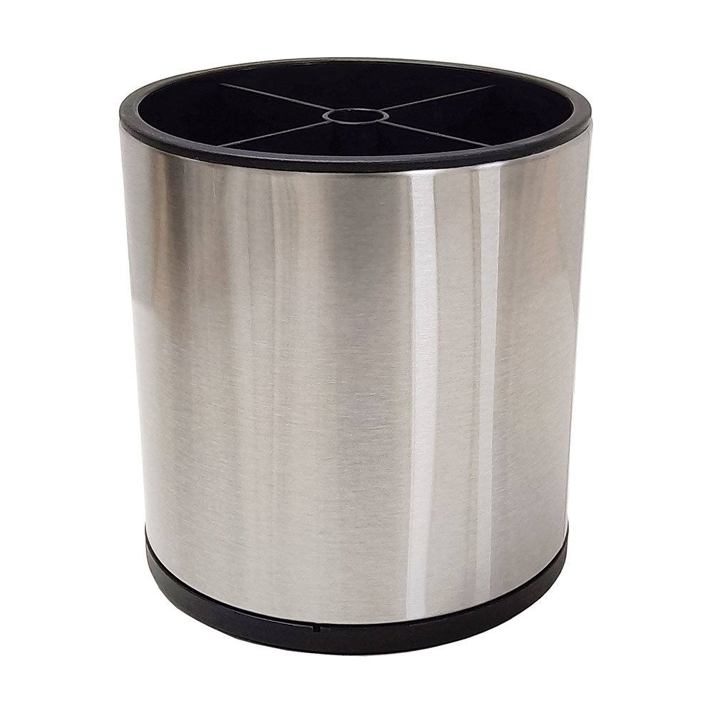 360° Rotating Stainless Steel Kitchen Utensil Holder Organizer