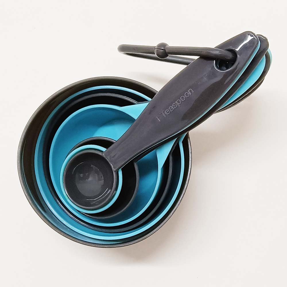 7-Piece Colorful Nesting Measuring Cups and Spoons Set