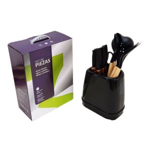 13 Pieces Cooking Utensils Knife Set Scissors With Block