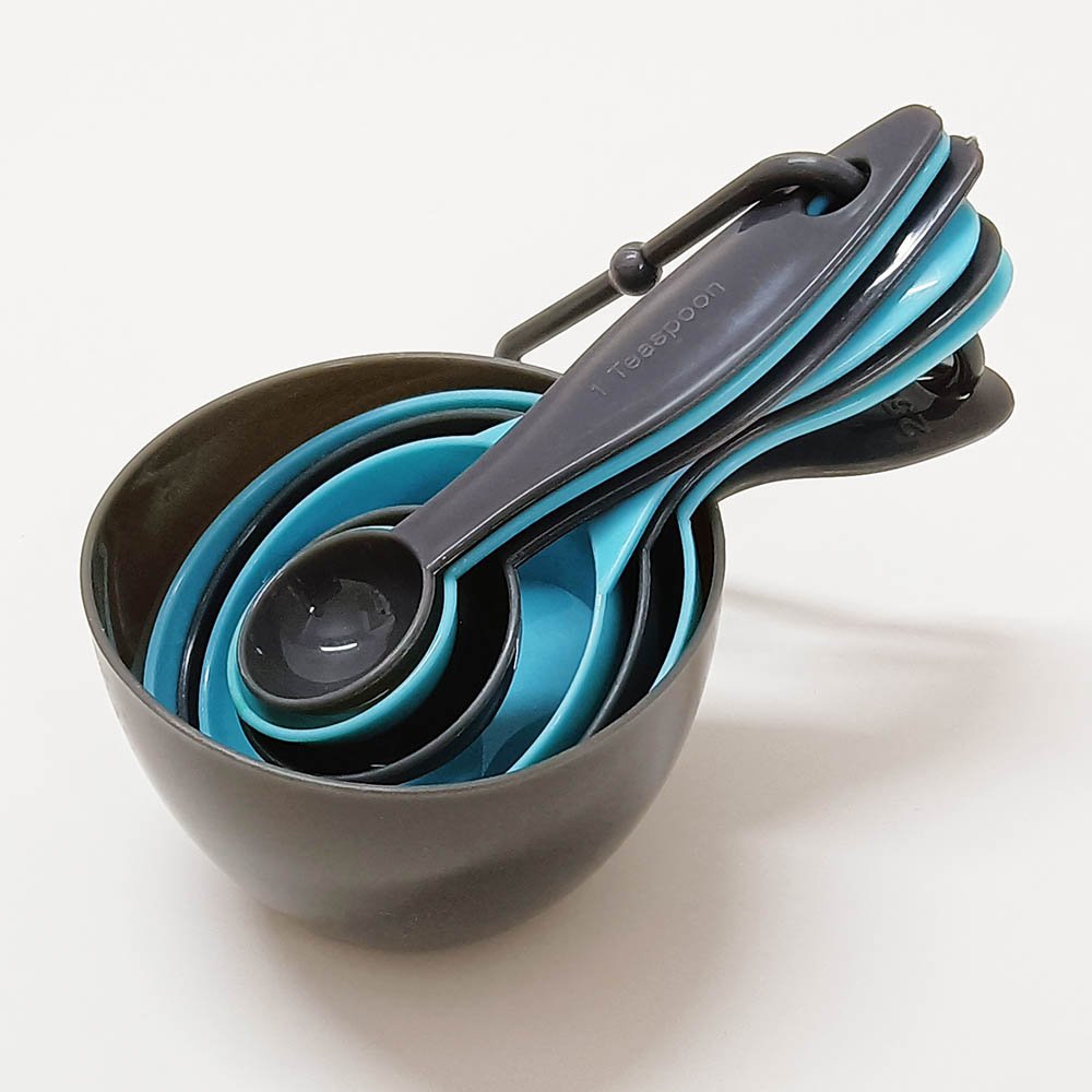 7-Piece Colorful Nesting Measuring Cups and Spoons Set