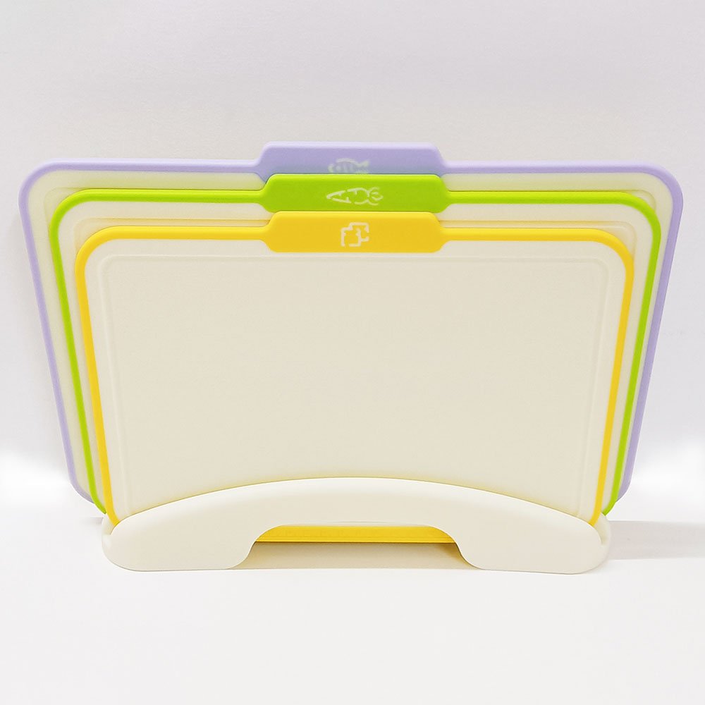 3pcs Plastic Food Icon Cutting Boards