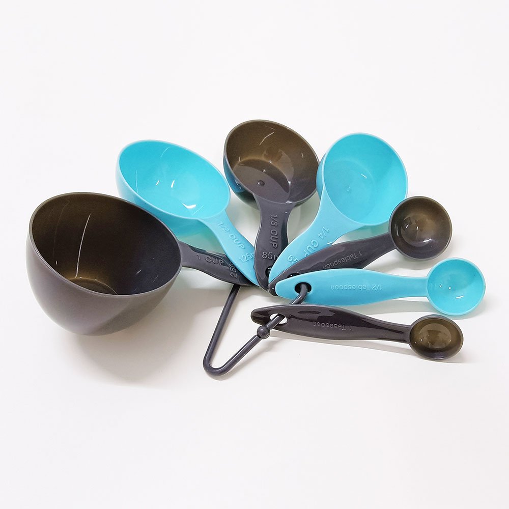 7-Piece Colorful Nesting Measuring Cups and Spoons Set