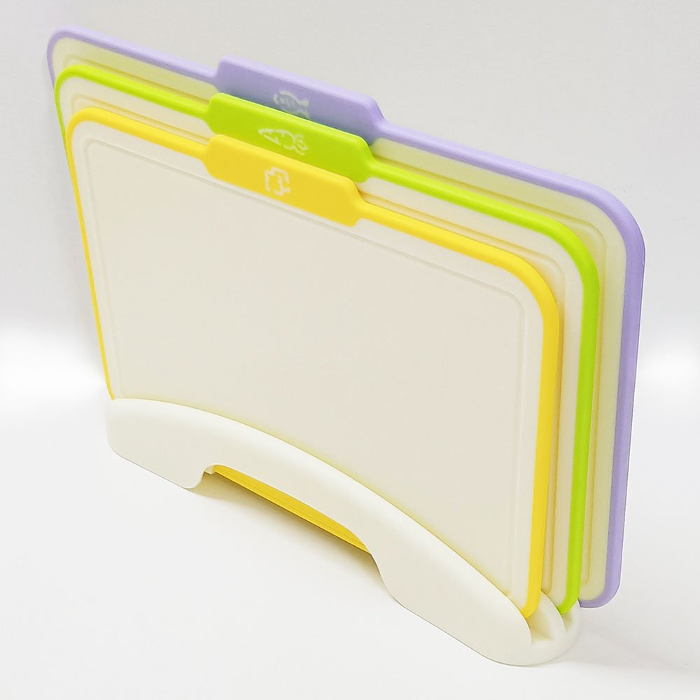 3pcs Plastic Food Icon Cutting Boards