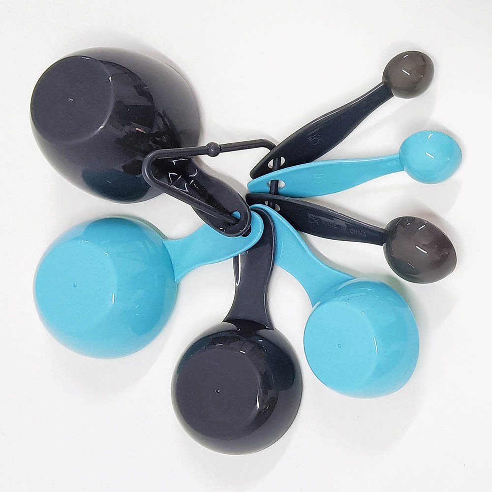 7-Piece Colorful Nesting Measuring Cups and Spoons Set