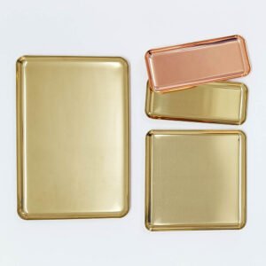 Stainless Steel Rectangular Vanity Tray