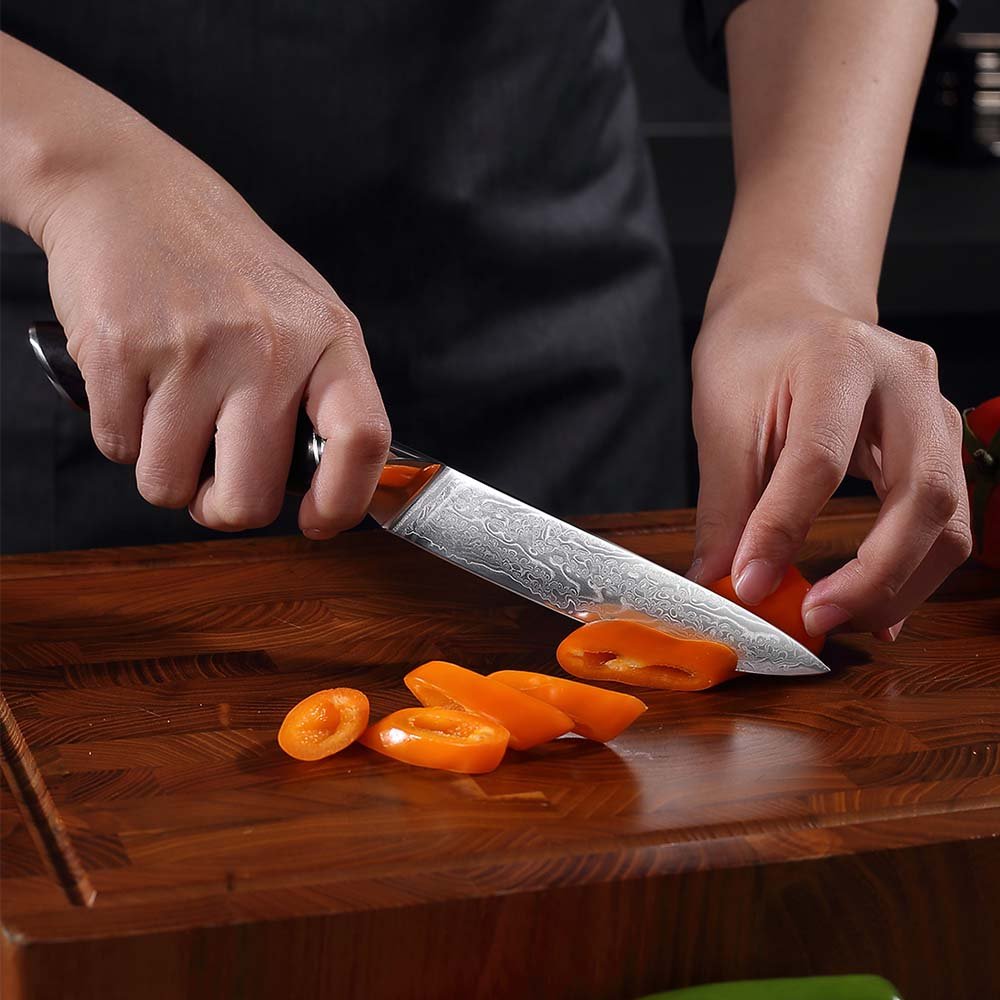 9-Piece Damascus Chef Knife Set