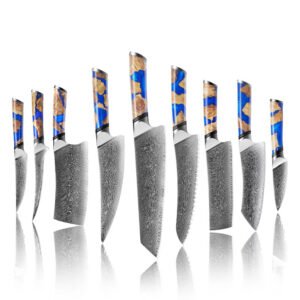 Premium Damascus Knife Set