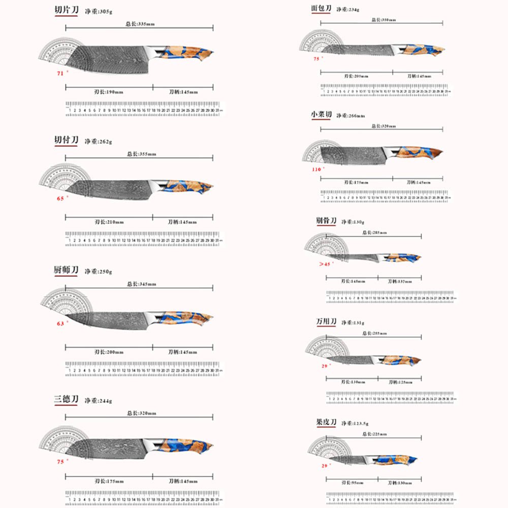 Artisan 67-Layer Damascus Set