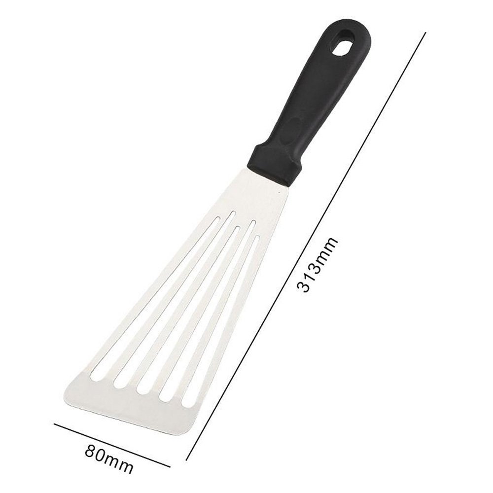 Grill Perforated Spatula Solid Turner Flipper For Barbecue