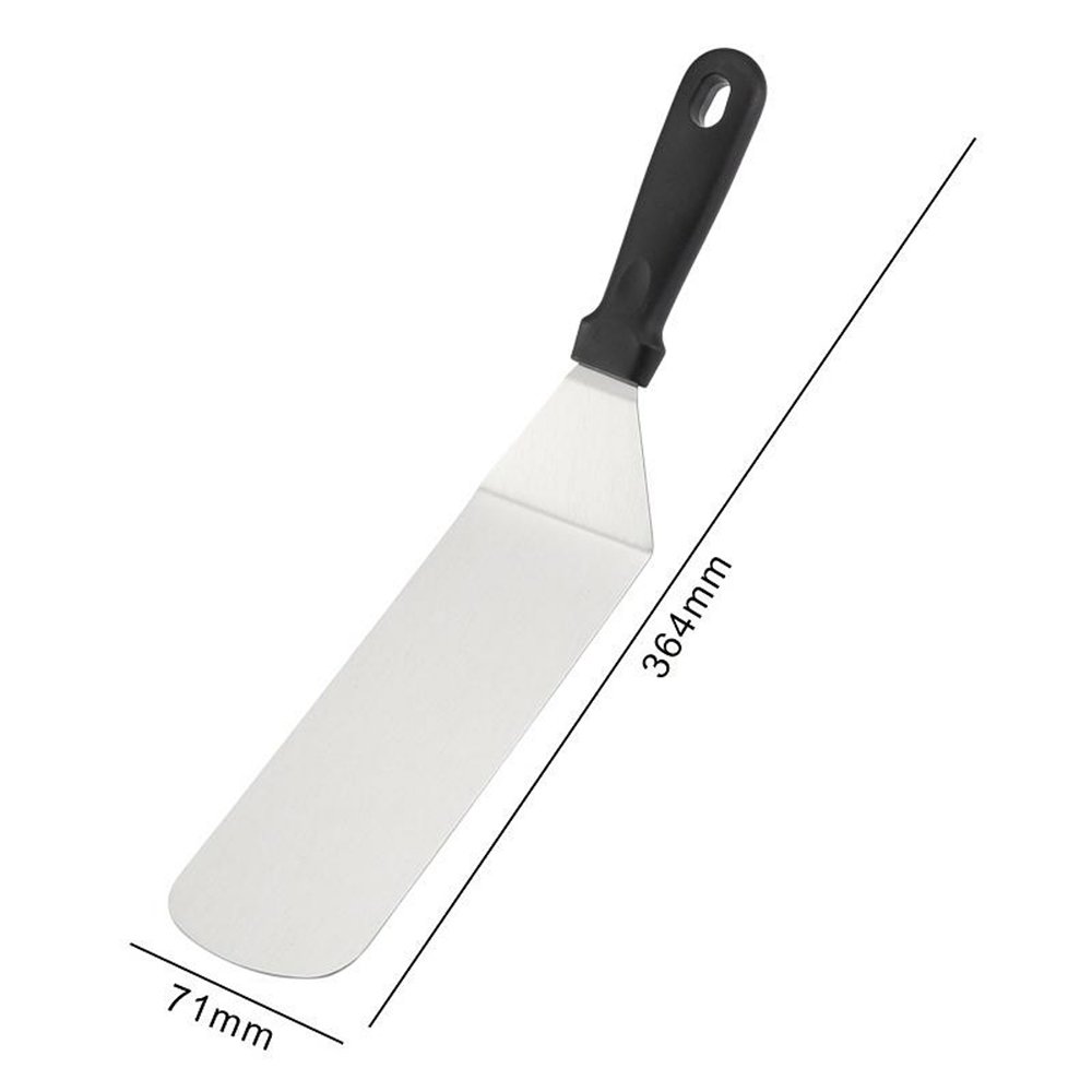 Grill Perforated Spatula Solid Turner Flipper For Barbecue
