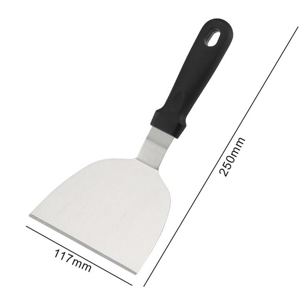 Grill Perforated Spatula Solid Turner Flipper For Barbecue
