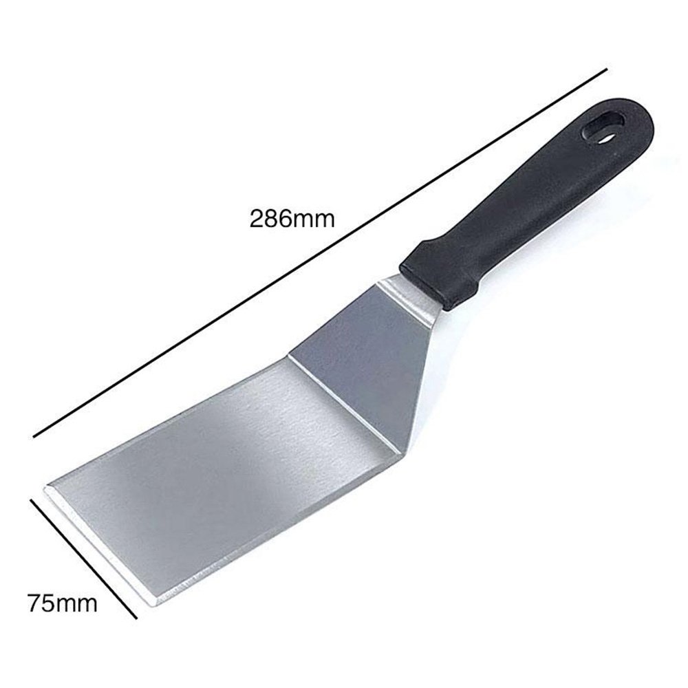 Grill Perforated Spatula Solid Turner Flipper For Barbecue