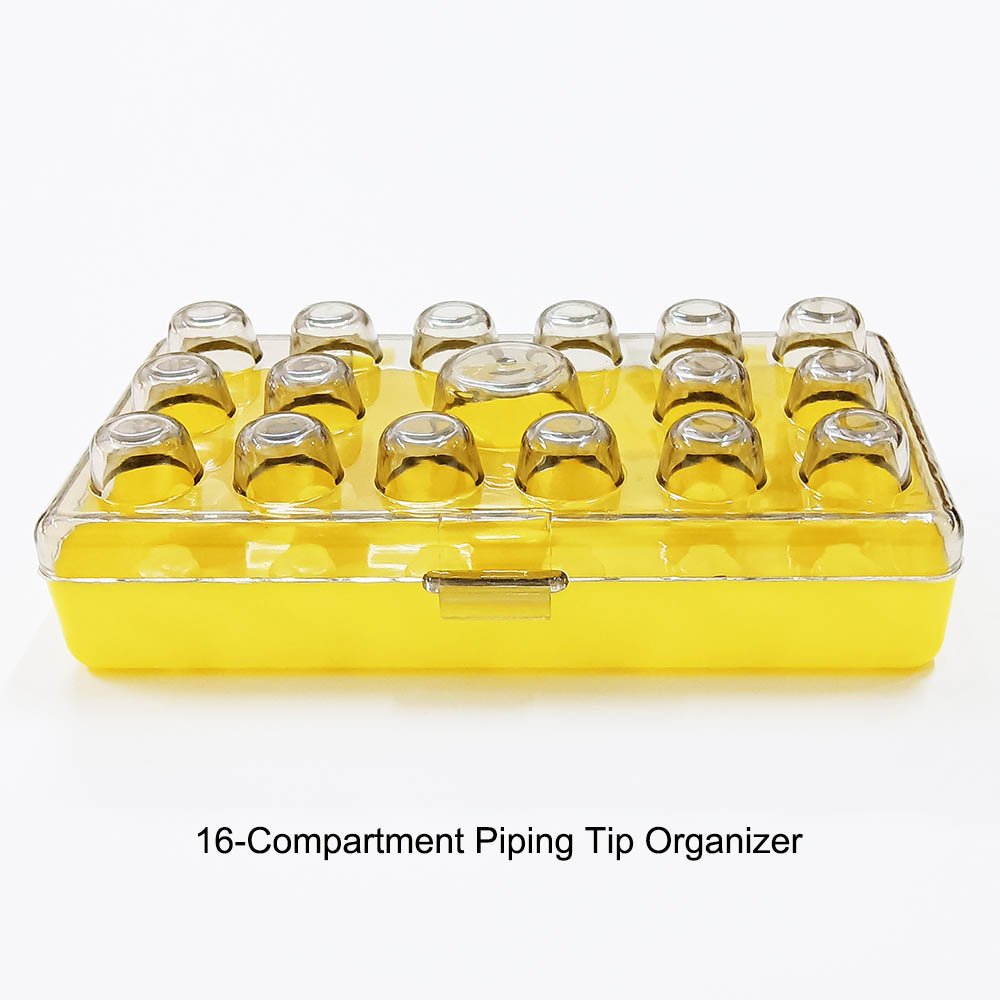 Piping Tip Organizer Tube Storage Box