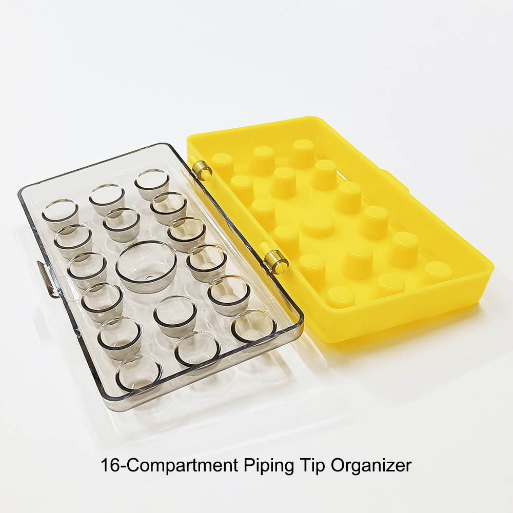 Piping Tip Organizer Tube Storage Box